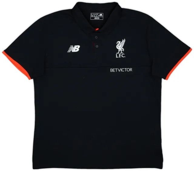 2015-16 Liverpool New Balance Polo Shirt - 9/10 - (XL)