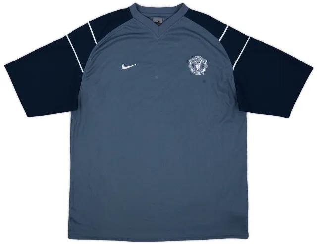 2003-04 Manchester United Nike Training Shirt - 9/10 - (L)
