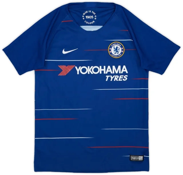 Nike 2018-19 Chelsea Home Shirt - 9/10 - (M.Boys)