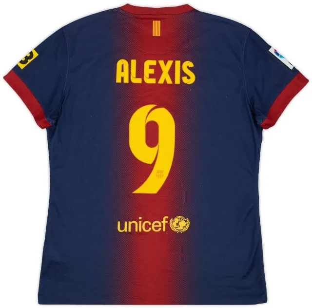 Nike 2012-13 Barcelona Home Shirt Alexis #9 - 8/10 - (Women's M)