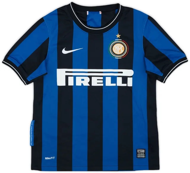 Nike 2009-10 Inter Milan Home Shirt - 9/10 - (M.Boys)