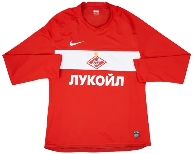 Nike 2009 Spartak Moscow Player Issue Home L/S Shirt - 8/10 - (XL)