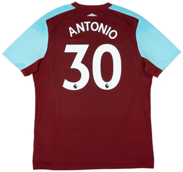 Umbro 2017-18 West Ham Home Shirt Antonio #30 - 8/10 - (XXL)