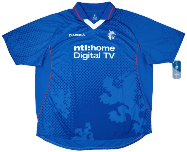 Diadora 2002-03 Rangers Home Shirt (3XL)