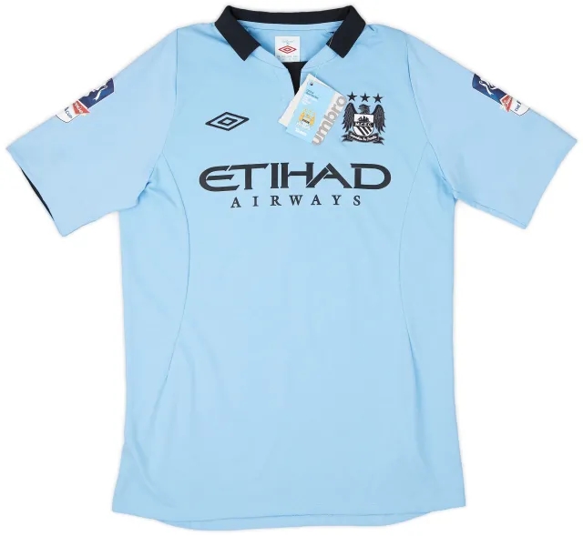 Umbro 2012-13 Manchester City Home Shirt Wembley #13 (M)