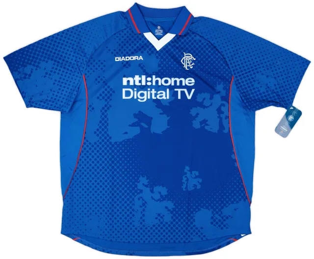 Diadora 2002-03 Rangers Home Shirt (XXL)