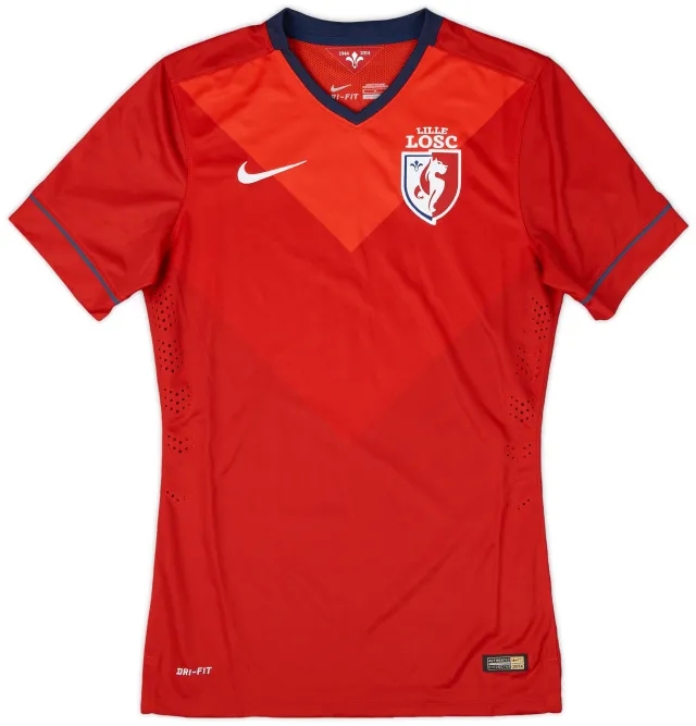 Nike 2014-15 Lille Authentic Home Shirt - 9/10 - (S)