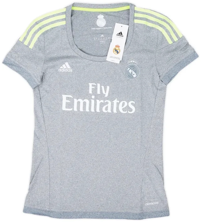 adidas 2015-16 Real Madrid Away Shirt (Women's XS)