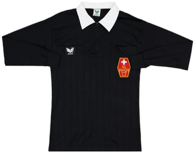 Training 1990s Switzerland Erima Referee L/S Shirt - 8/10 - (M)