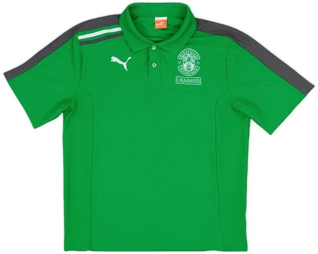 2011-12 Hibernian Puma Polo Shirt - 9/10 - (L)