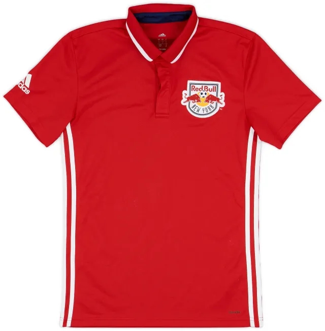 2015 New York Red Bulls adidas Polo Shirt - 9/10 - (S)
