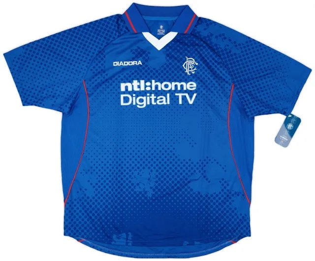Diadora 2002-03 Rangers Home Shirt (XL)