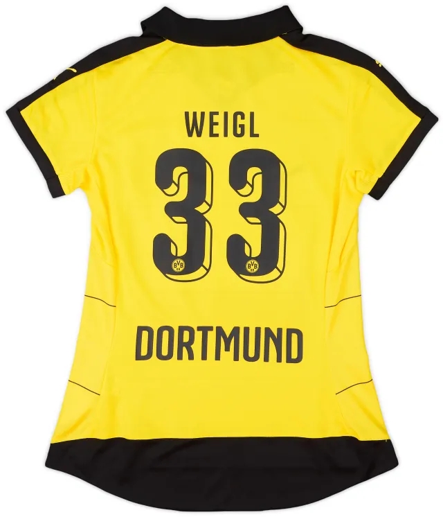 Puma 2015-16 Borussia Dortmund Home Shirt Weigl #33 (Women's S)