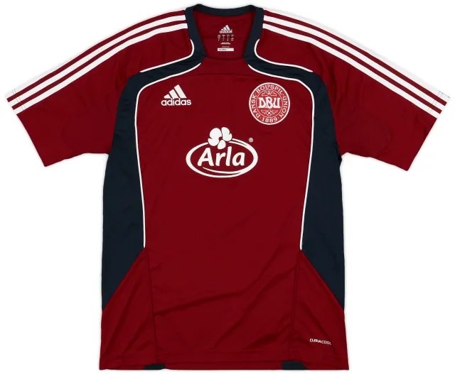2010-11 Denmark adidas Training Shirt - 8/10 - (S)