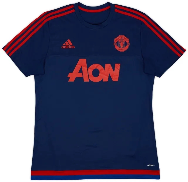 adidas 2015-16 Manchester United adizero Training Shirt - 7/10 - (L)