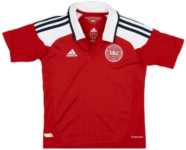adidas 2012-13 Denmark Home Shirt - 8/10 - (7-8 Years)