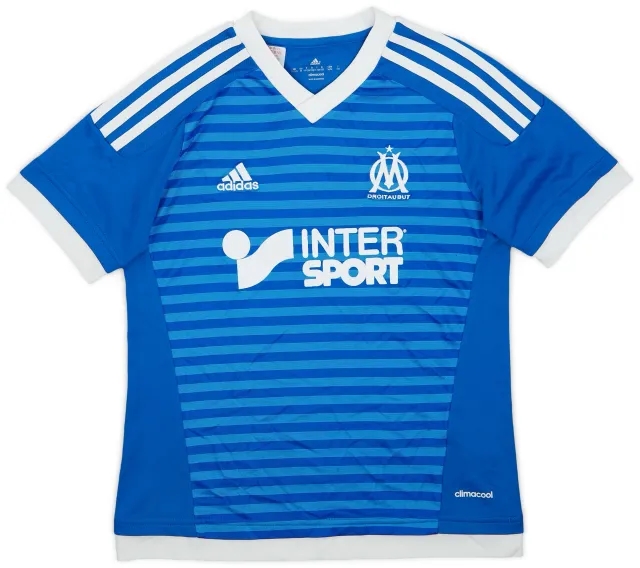 adidas 2015-16 Olympique Marseille Third Shirt - 6/10 - (M.Boys)