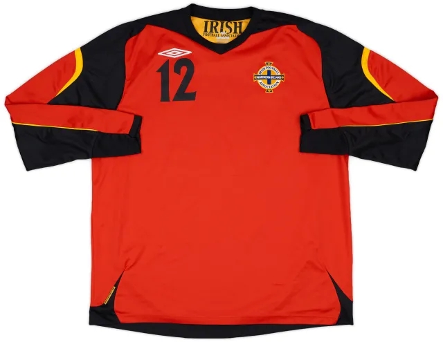 Umbro 2006-08 Northern Ireland GK Shirt #12 - 5/10 - (XXL)