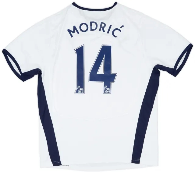Puma 2008-09 Tottenham Home Shirt Modric #14 - 6/10 - (XL)