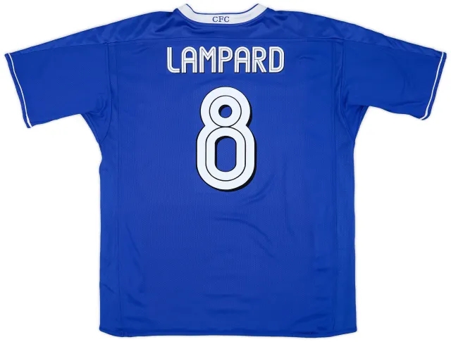 Umbro 2003-05 Chelsea Home Shirt Lampard #8 - 5/10 - (XL)