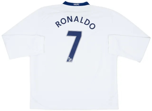 Nike 2008-10 Manchester United Away L/S Shirt Ronaldo #7 - 6/10 - (XXL)