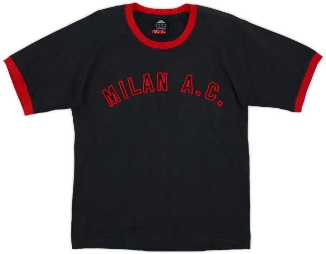 2003-04 AC Milan adidas Cotton Tee - 8/10 - (S)