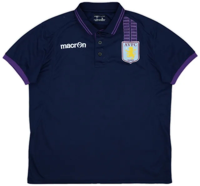 2012-13 Aston Villa Macron Polo Shirt - 7/10 - (M)