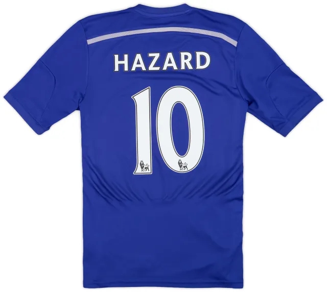 adidas 2014-15 Chelsea Home Shirt Hazard #10 - 8/10 - (S)