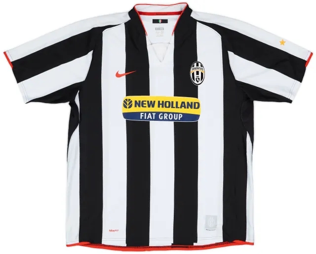 Nike 2007-08 Juventus Home Shirt - 7/10 - (XL)