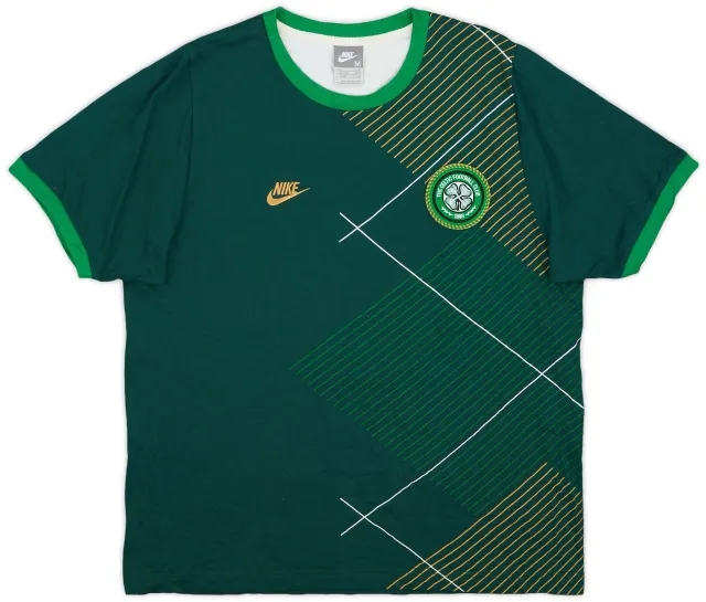 2007-08 Celtic Nike Cotton Tee - 9/10 - (M)