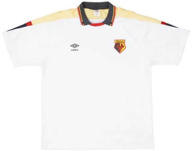 Umbro 1988-91 Watford Away Shirt - 8/10 - (L)
