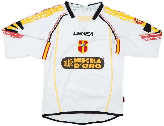 Legea 2005-06 Messina Home L/S Shirt - 6/10 - (M.Boys)