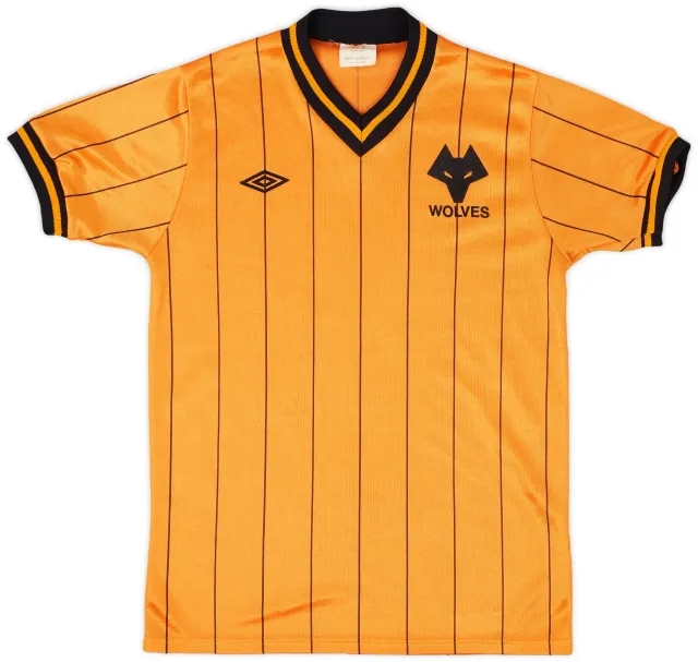 Umbro 1985-86 Wolves Home Shirt - 9/10 - (S)