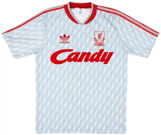 adidas 1989-91 Liverpool Away Shirt - 10/10 - (S)
