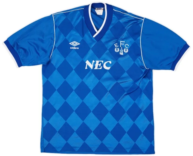 Umbro 1986-89 Everton Home Shirt - 9/10 - (L)