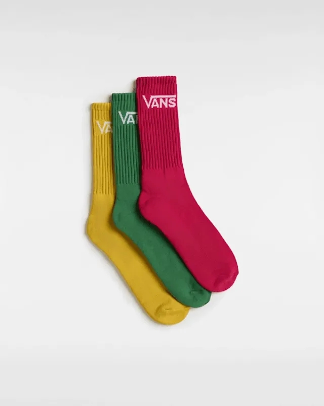 Vans - Classic Crew Socks (3 Pairs), Man, Pink