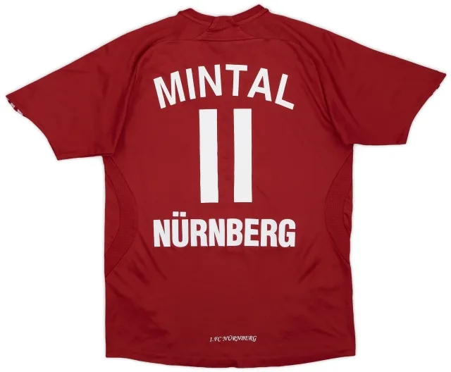 adidas 2007-08 Nurnberg Signed Home Shirt Mintal #11 - 6/10 - (L.Boys)