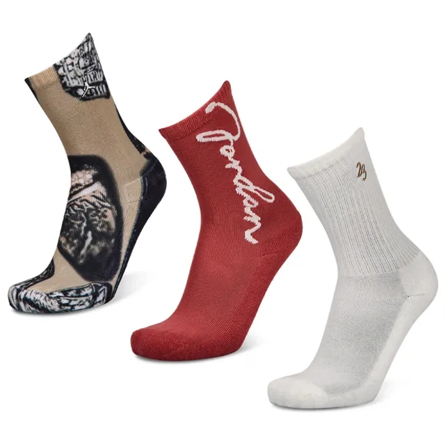 Nike Jordan Jordan Kids Crew 6 Pack Unisex Socks - Green