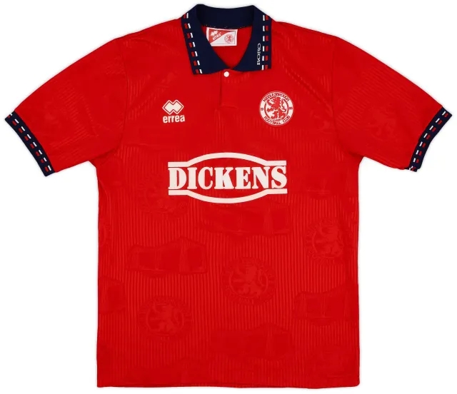 Errea 1994-95 Middlesbrough Home Shirt - 9/10 - (L)