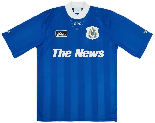 Asics 1995-97 Portsmouth Home Shirt - 8/10 - (M)