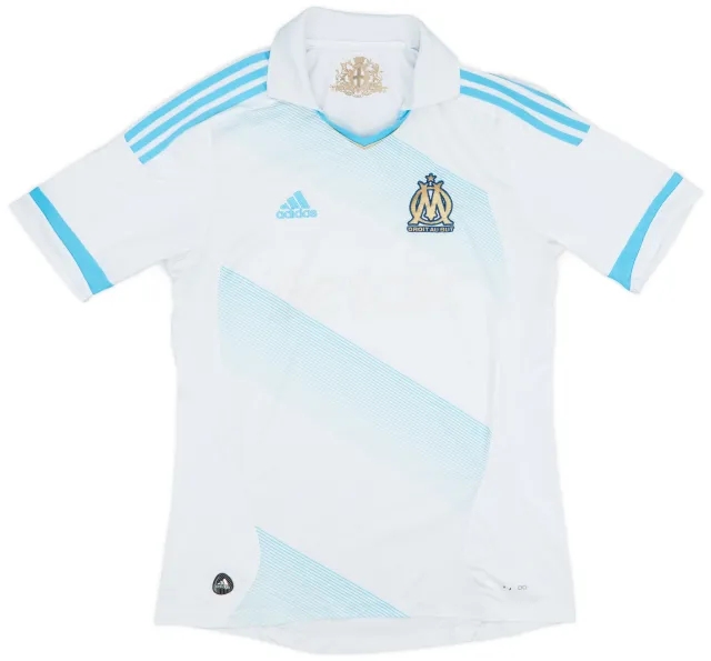 adidas 2011-12 Olympique Marseille Home Shirt - 4/10 - (M)