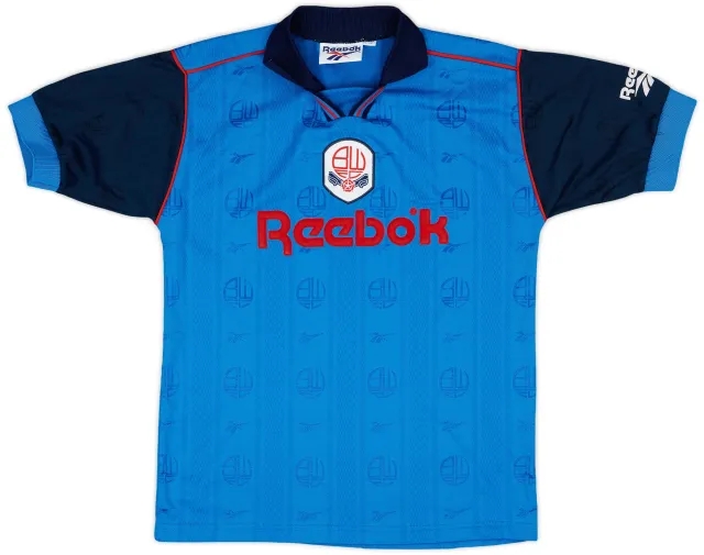 Reebok 1995-97 Bolton Away Shirt - 8/10 - (M.Boys)