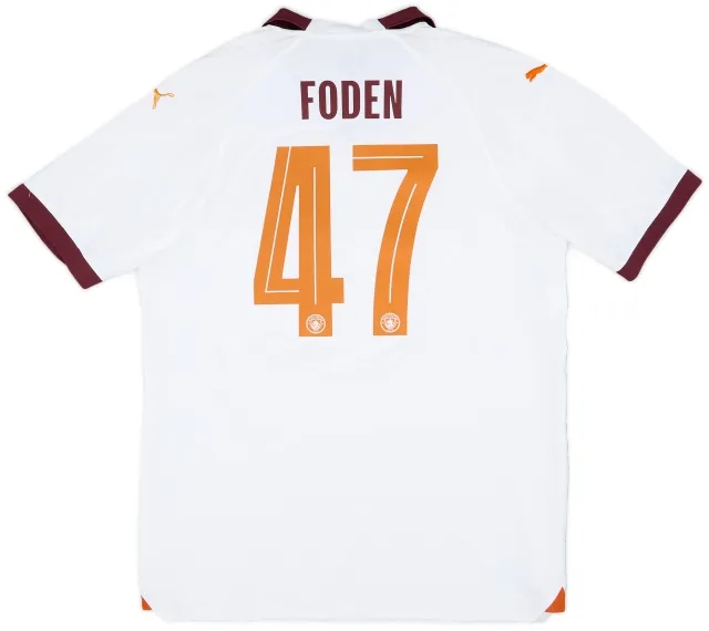 Puma 2023-24 Manchester City Authentic Away Shirt Foden #23 - 8/10 - (XL)