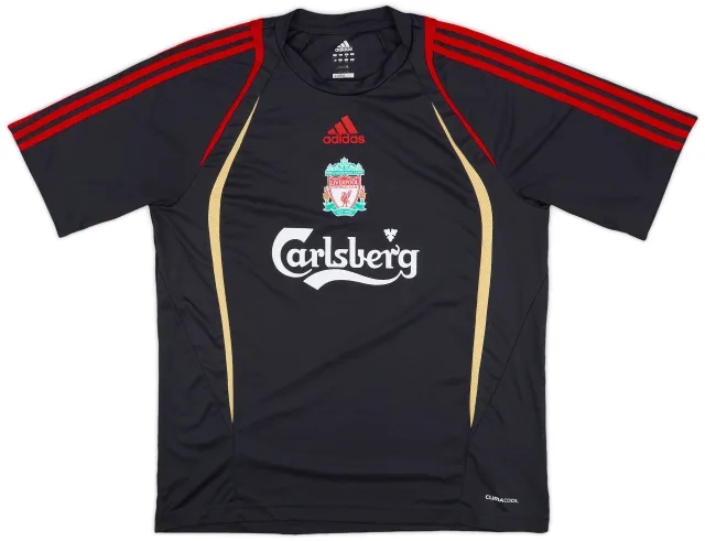 2009-10 Liverpool adidas Training Shirt - 8/10 - (L/XL)