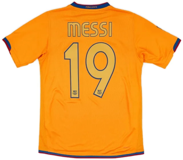 Nike 2006-08 Barcelona Away Shirt Messi #19 - 7/10 - (S)