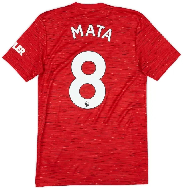 adidas 2020-21 Manchester United Home Shirt Mata #8 - 10/10 - (S)