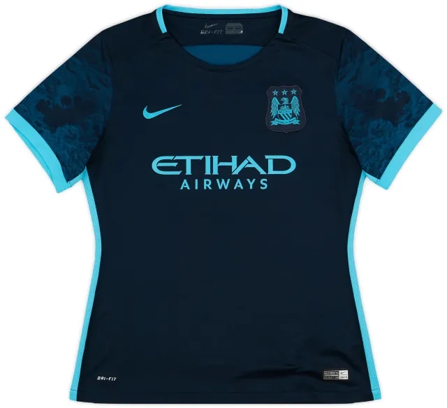 Nike 2015-16 Manchester City Away Shirt - 9/10 - (Women's M)
