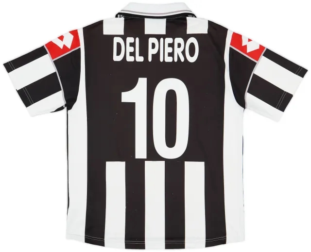 Lotto 2000-01 Juventus Home Shirt Del Piero #10 - 8/10 - (L)