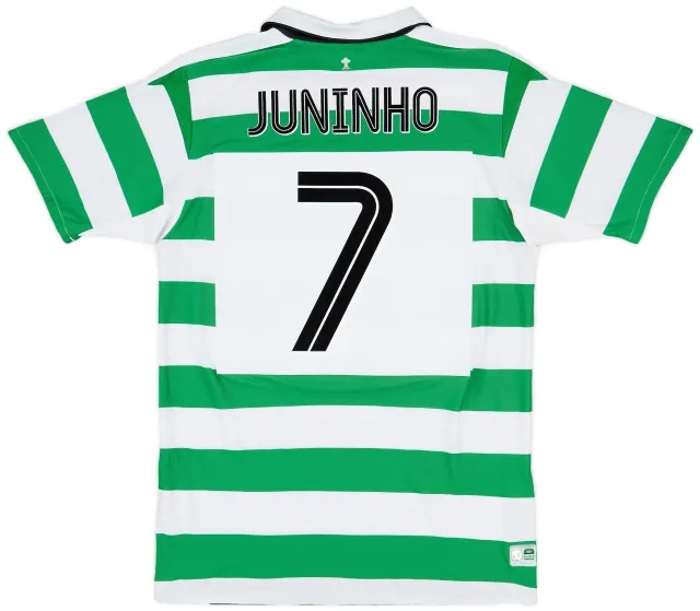 Umbro 2004-05 Celtic Home Shirt Juninho #7 - 7/10 - (L)