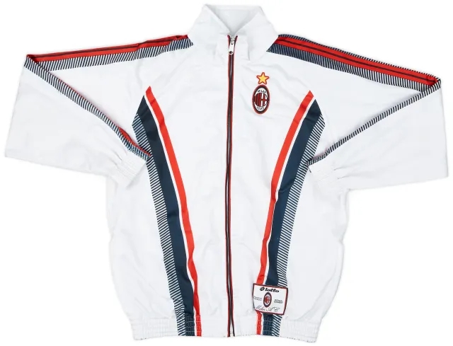 1997-98 AC Milan Lotto Track Jacket - 7/10 - (XL.Boys)